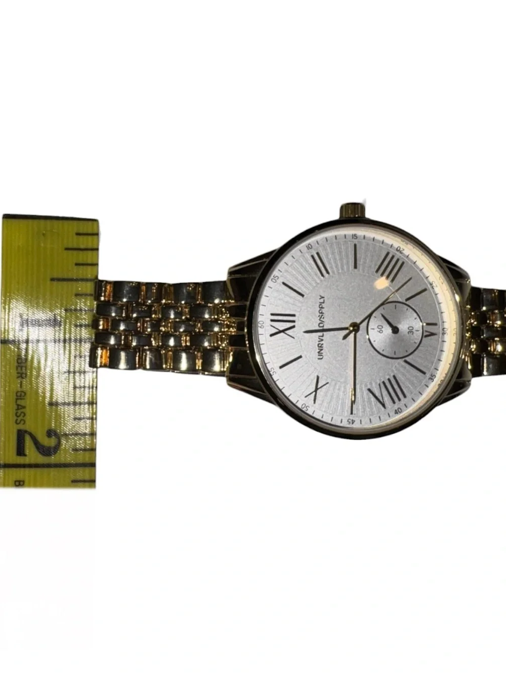 Gold Tone Classic Analog Watch - Roman Numerals